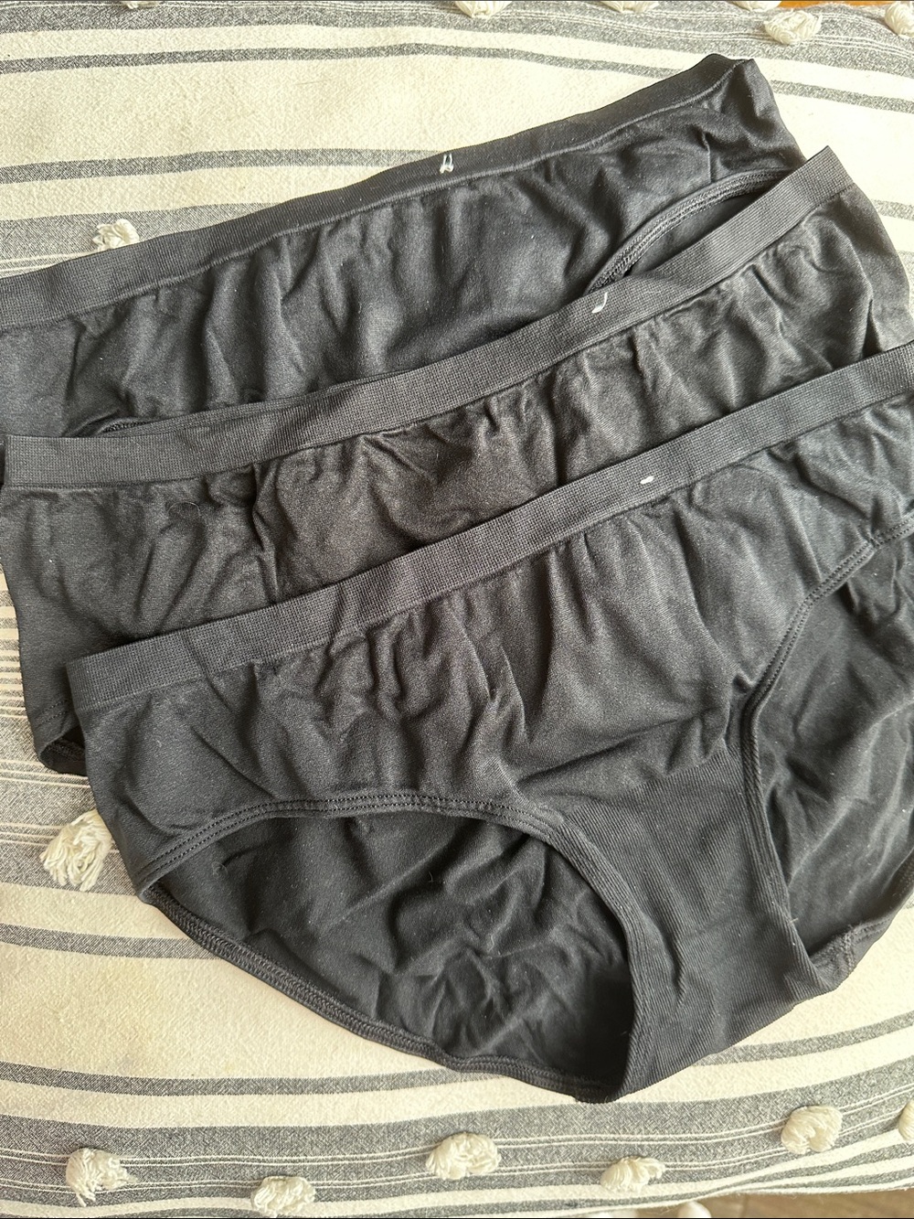 Auden Women's Black Briefs - 3 Pack